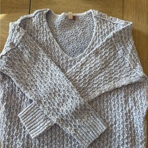 Women's Textured Knit Sweater - Light Purple